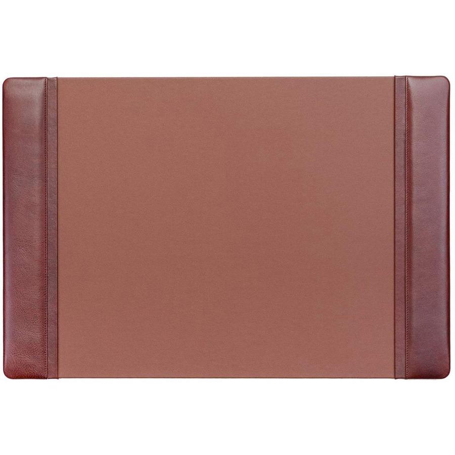 Dacasso Classic Leather Mat Desk pad, 34 x 20, Chocolate Brown