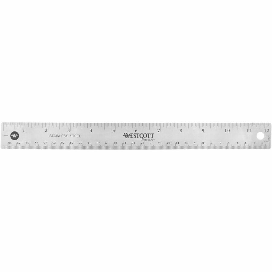 Westcott Stainless Steel Rulers - 15 Westcott Stainless Steel Rulers - 15