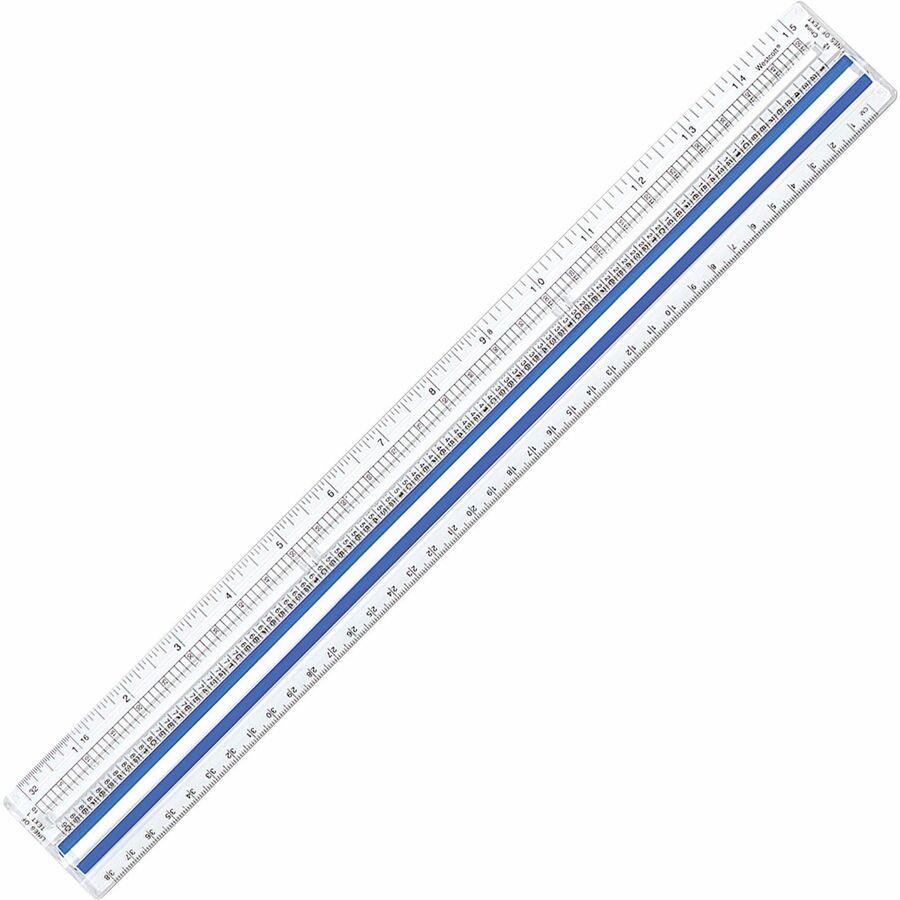 Office Depot Brand Magnifying Ruler 12 Clear - Office Depot