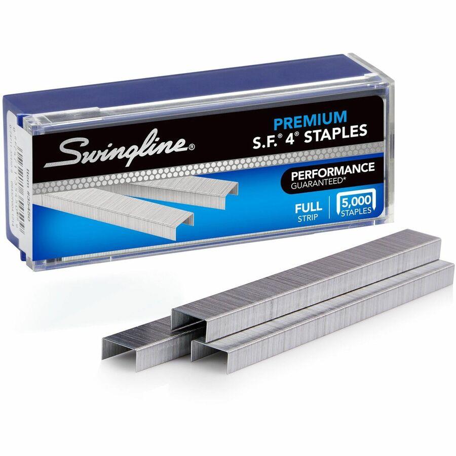 Swingline Standard Staples, 1/4 Length, 210 Per Strip, 5,000 Per Box