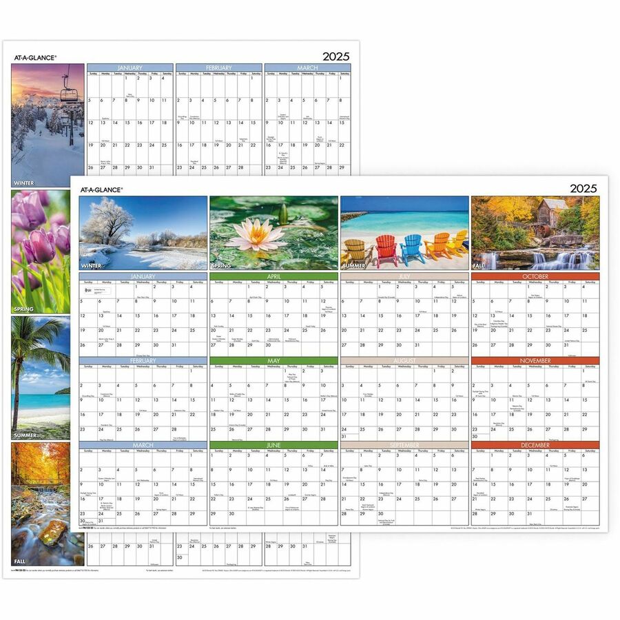 at-a-glance-seasons-in-bloom-horizontal-vertical-erasable-aagpa133-aag-pa133-office-supply-hut
