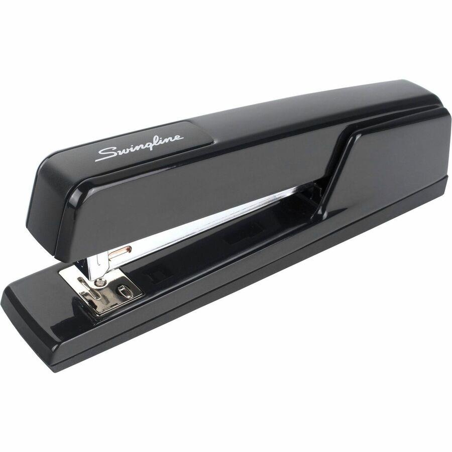 Swingline 747 Classic Stapler - 20 Sheets Capacity - 210 Staple Capacity -  Full Strip - 1/4 Staple Size - Black - ICC Business Products