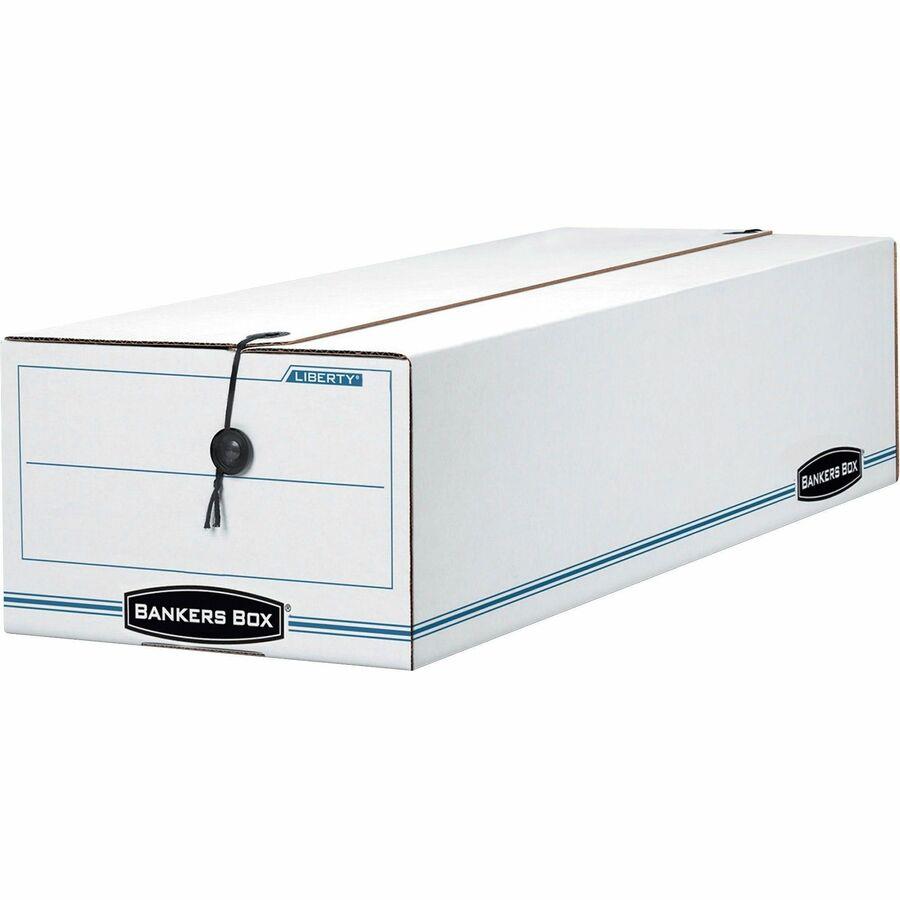 Bankers Box Heavy Duty Portable Storage File Box LetterLegal Size