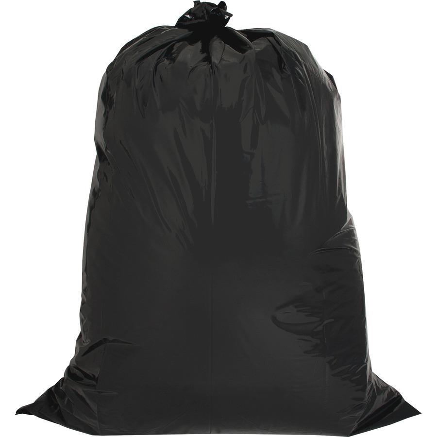 Heavy-Duty 55 gal. Contractor Bags - (40-Count, 3 mil) - 38 in. x 58 in. Large Black Plastic Trash Can Liners