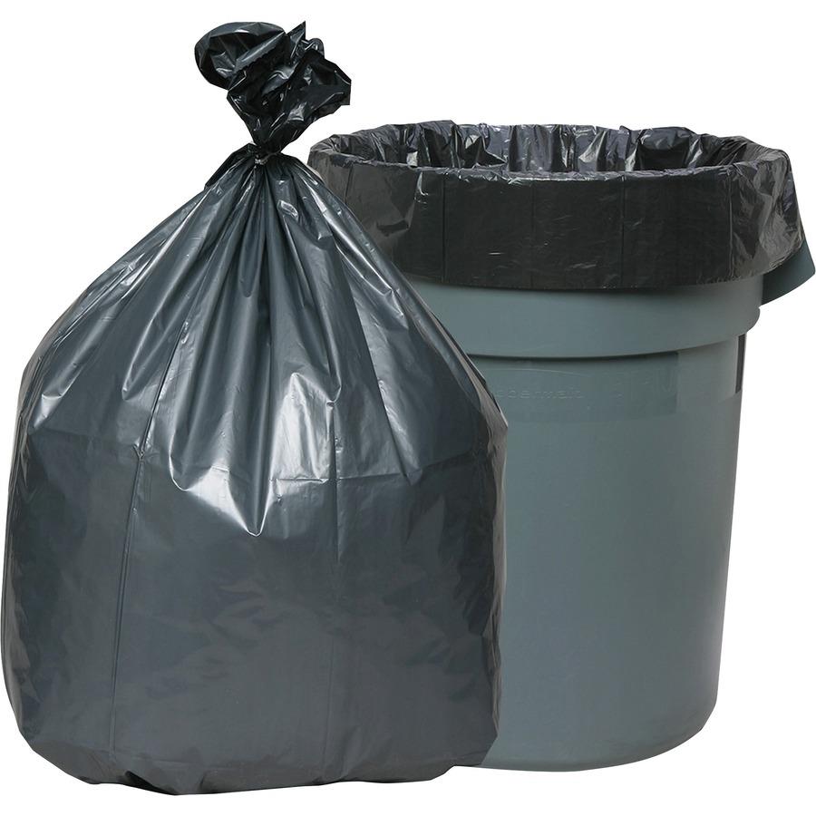 FREE SHIPPING! 8 Gallon Garbage Bags 8 Gallon Trash Bags 8 GAL Can Liners  24 Inch 6 Micron Clear