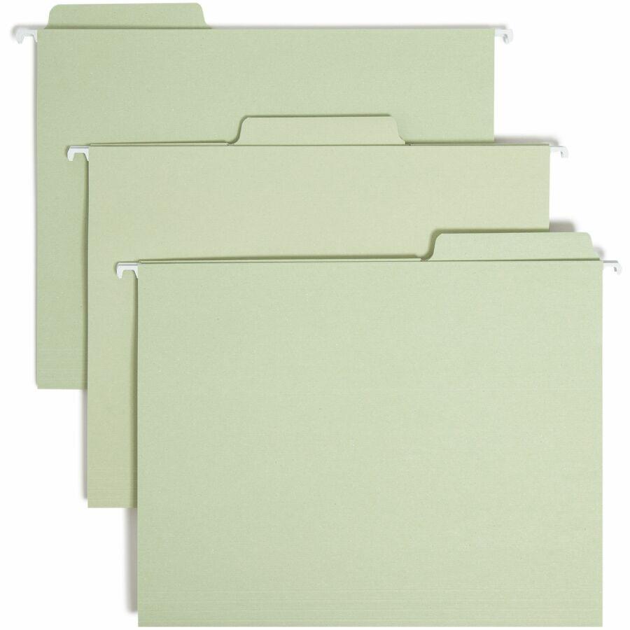 Smead FasTab 1/3 Tab Cut Legal Recycled Hanging Folder - 8 1/2 Smead FasTab 1/3 Tab Cut Legal Recycled Hanging Folder - 8 1/2