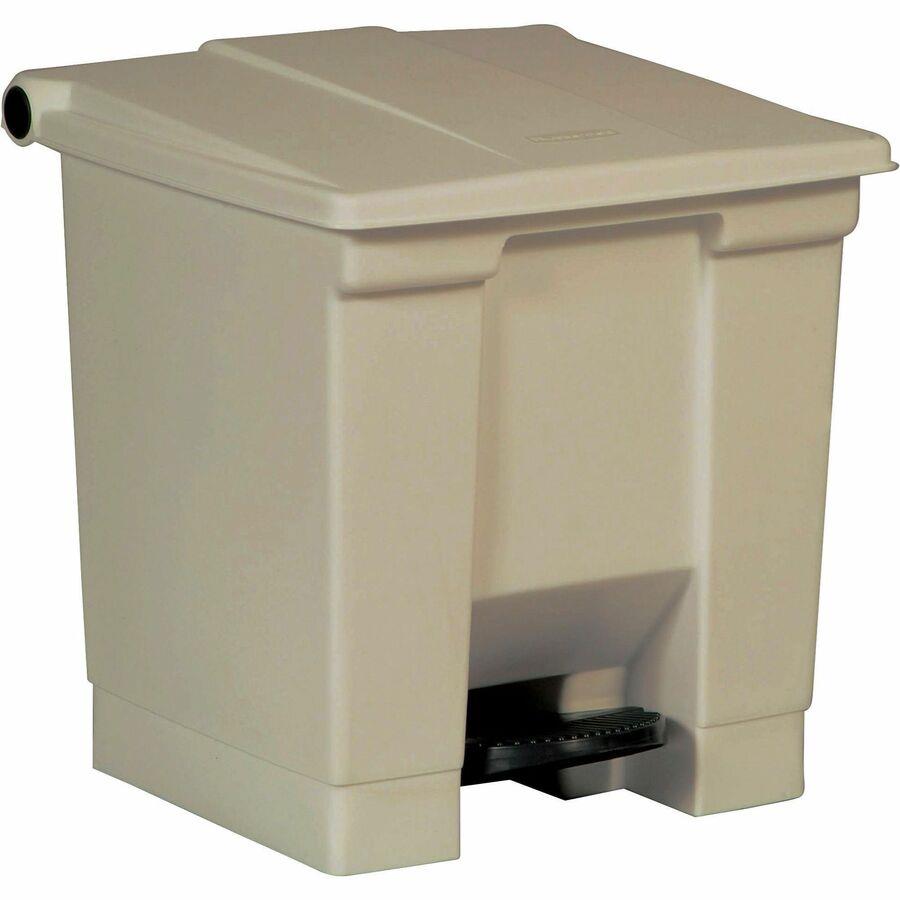 Rubbermaid Commercial Square Brute Rollout Container, 50 gal, Gray