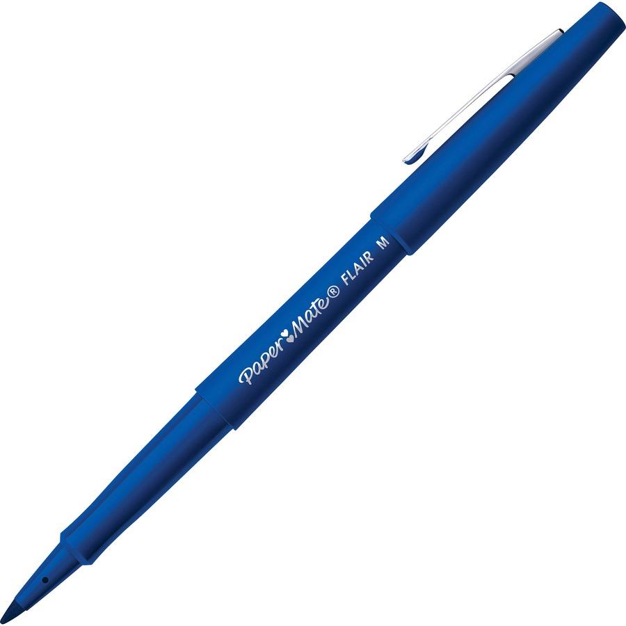 Paper Mate 8410152 Point Guard Flair Blue Ink with Blue Barrel