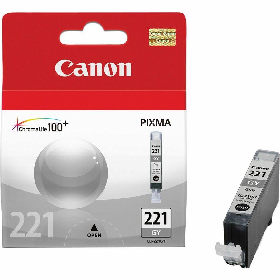 Canon CLI-221GY Original Ink Cartridge - Inkjet - 510 Pages