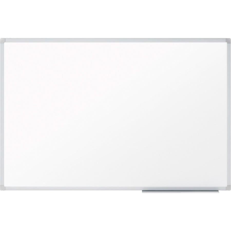 Basics Large Magnetic Dry Erase White Board, 6 x 4-Foot Whiteboard - Silver Aluminum Frame