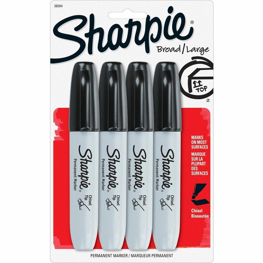 Sharpie - Permanent Marker: Red, Blue & Black, Alcohol-Based