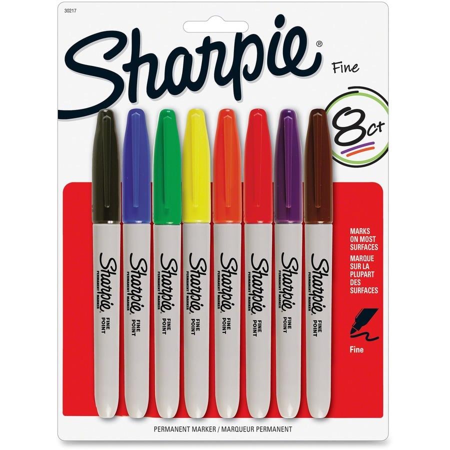 Sharpie Pen-style Permanent Marker - Fine Marker Point - Assorted