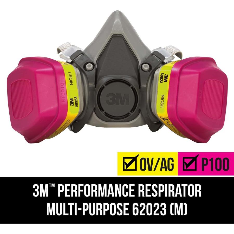 Tekk Protection Multipurpose Respirator - Liquid Protection - Gray - Lightweight - 1 Each Tekk Protection Multipurpose Respirator - Liquid Protection - Gray - Lightweight - 1 Each