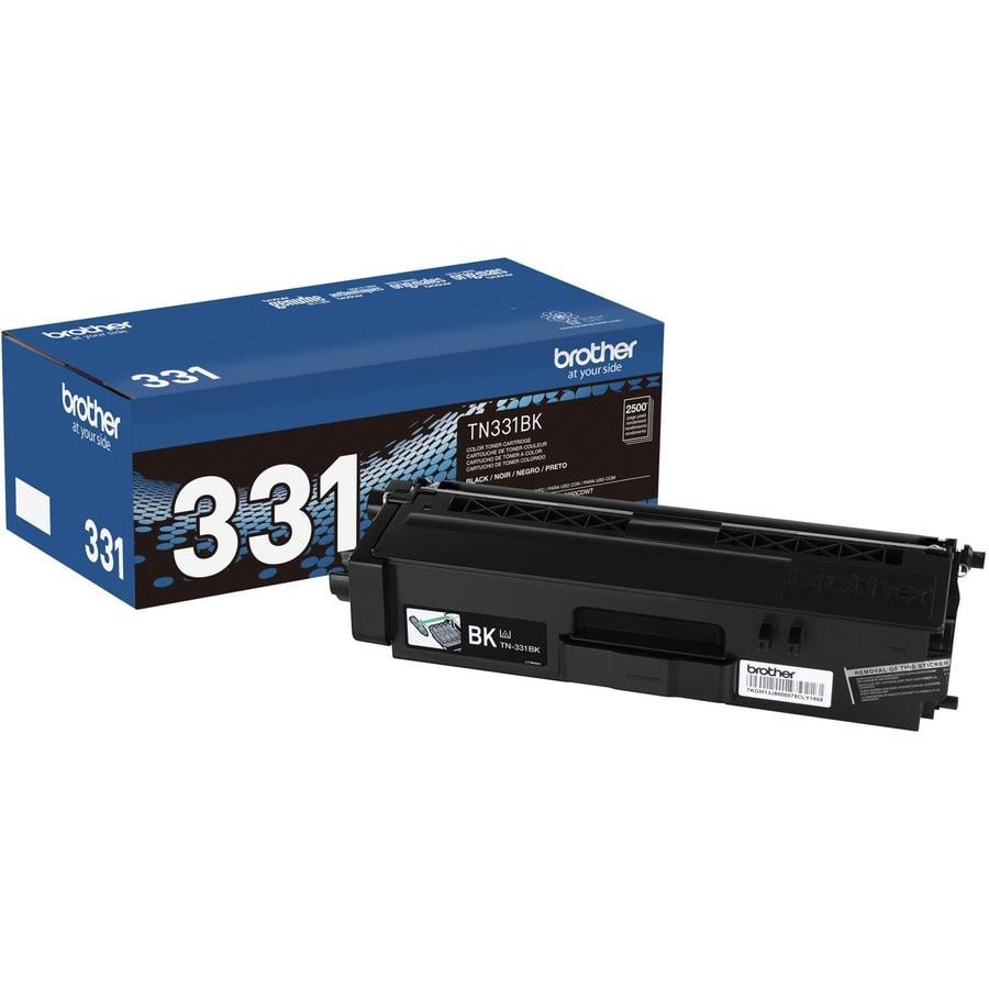 Brother TN450 High-Yield Toner, Black, 2-pack with Bonus Ream of Paper