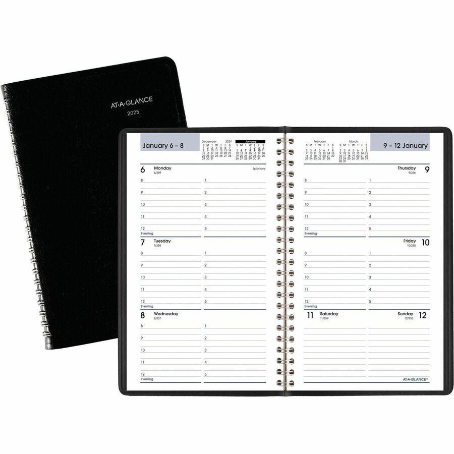 AT-A-GLANCE 2024 Weekly Appointment Book Planner Refill for 70-008 Pocket 3  14 x 