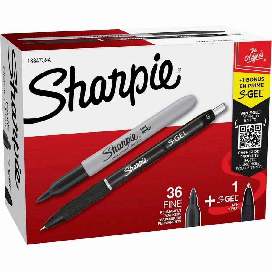  SHARPIE Permanent Markers, Ultra Fine Point, Assorted Colors,  12 Count : Office Products