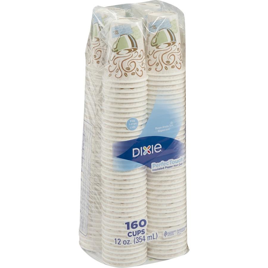 Dixie Clear Plastic PETE Cups, Cold, 12oz, 25/Sleeve, 20 Sleeves/Carton