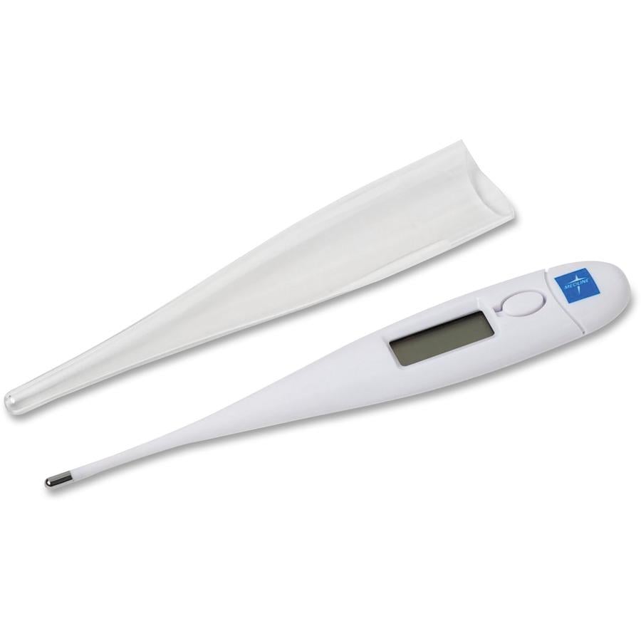 Medline Oral Digital Stick Thermometer - Reusable, Latex-free