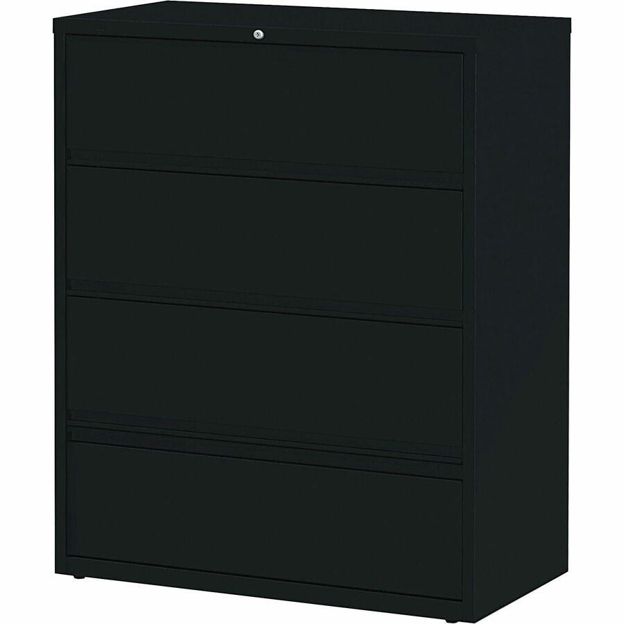 Lorell Fortress Lateral File with Roll-Out Shelf - 42