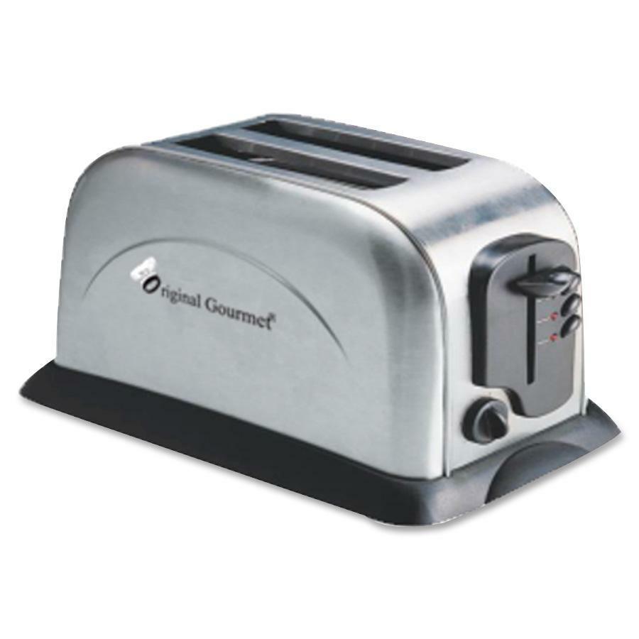 Oster 2 Slice Toaster - 800 W - Toast, Bread, Bagel, Waffle - Brushed  Stainless Steel