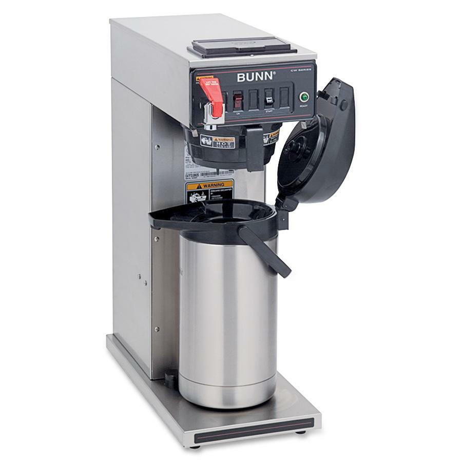 BUNN Airpot Coffee Brewer - 1370 W - 1 Cup(s) - Single-serve - Timer -  Stainless Steel