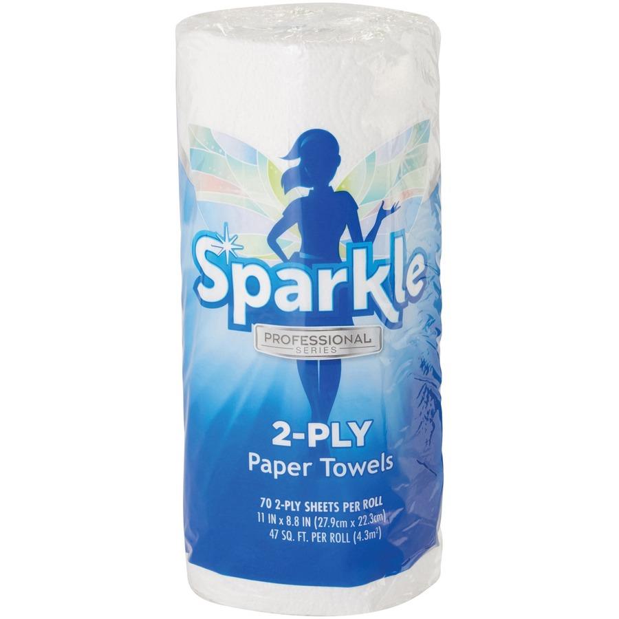Sparkle Professional Series Paper Towel Rolls by GP Pro - 2 Ply - 8.80 Sparkle Professional Series Paper Towel Rolls by GP Pro - 2 Ply - 8.80