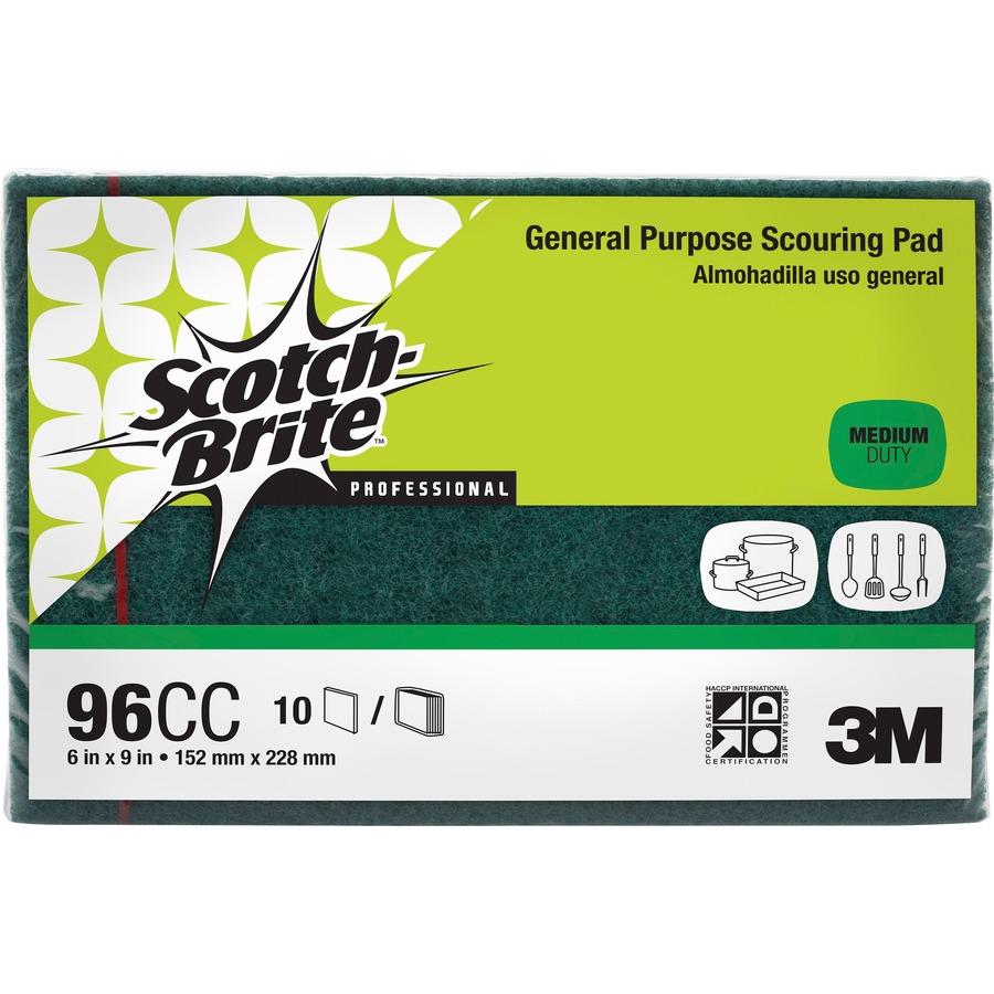 3M Scotch-Brite Extra Heavy Duty Pot 'N Pan Scour Pad Scouring Pad; Color