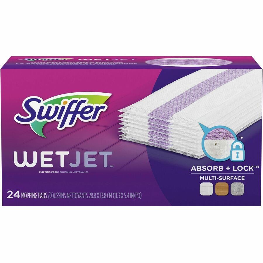 Swiffer WetJet Mopping Pad Refill - 10 Length - Cotton - Green - ICC  Business Products