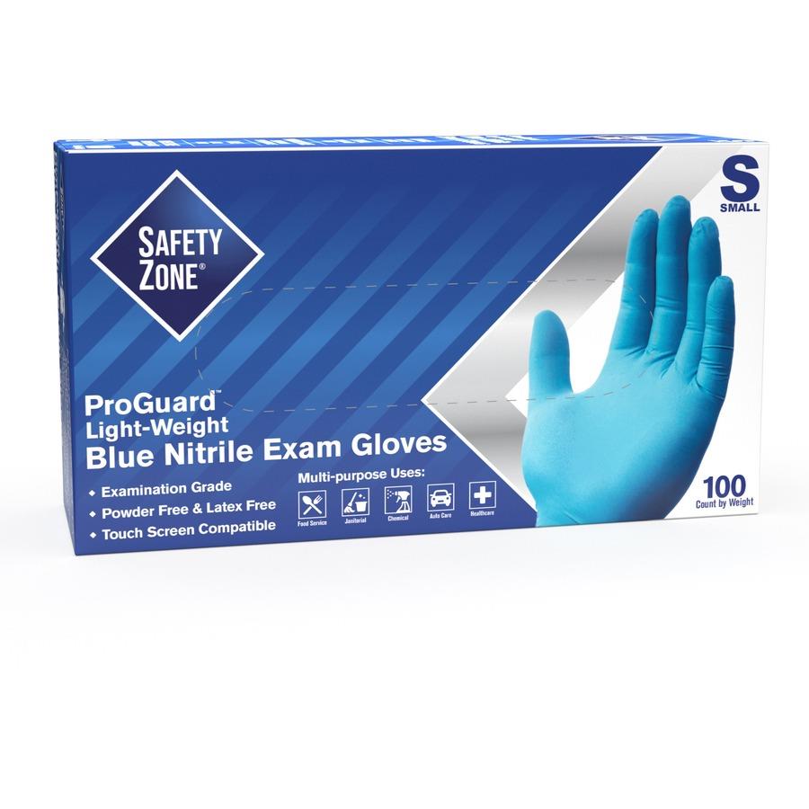 Kleenguard G10 Blue Nitrile Gloves - Small Size - For Right/Left Hand -  Nitrile - Blue - High Tactile Sensitivity, Textured Grip, Powder-free - For