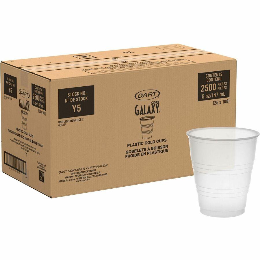 Solo 7oz Clear Plastic Cups - 20 / Carton - Clear - Plastic