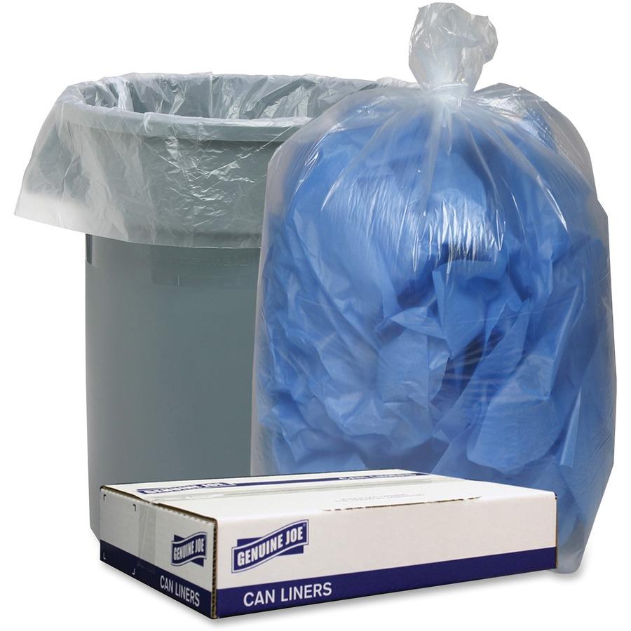 23 Gal. 45 in. x 28 in. 0.90 mil (23 Micron) Thickness Can Liners (50 Per  Box)