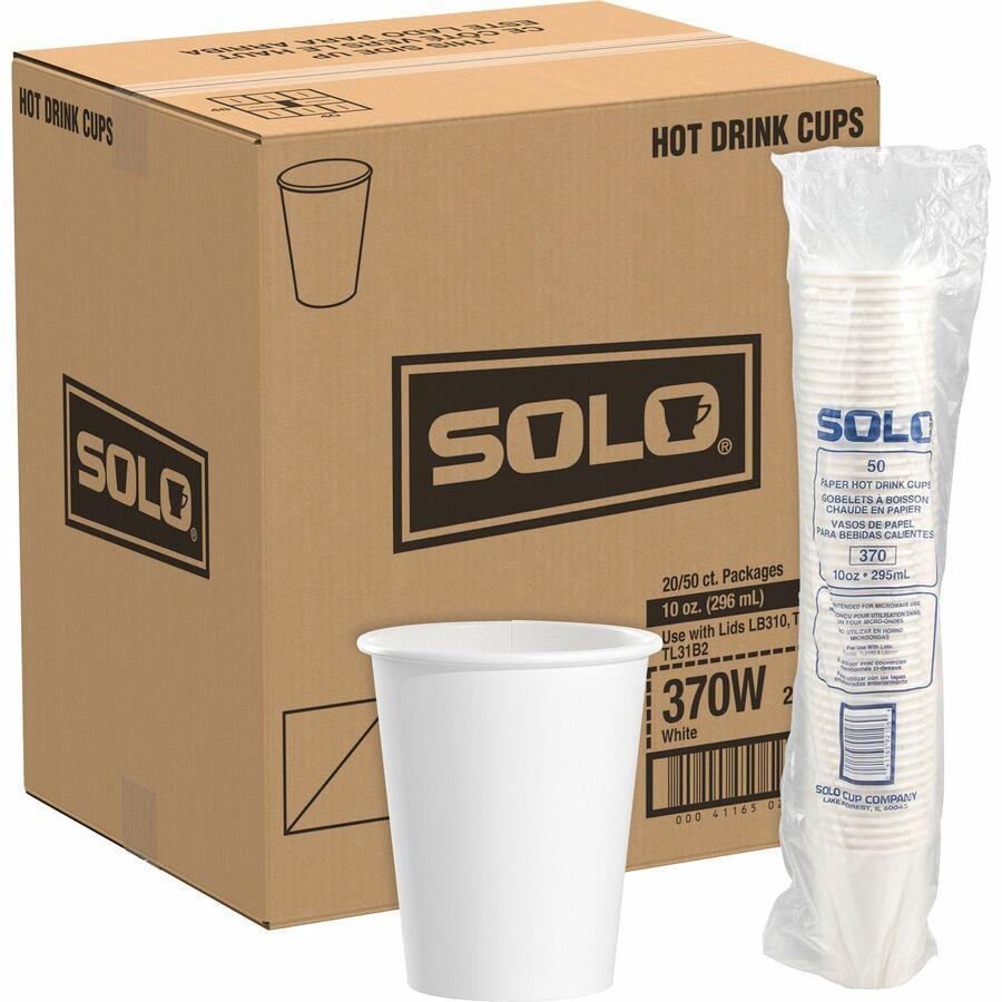 Genuine Joe 10 oz Eco-friendly Paper Cups - 50 / Pack - 20 / Carton - White - Paper - Coffee, Tea, Hot Chocolate Genuine Joe 10 oz Eco-friendly Paper Cups - 50 / Pack - 20 / Carton - White - Paper - Coffee, Tea, Hot Chocolate