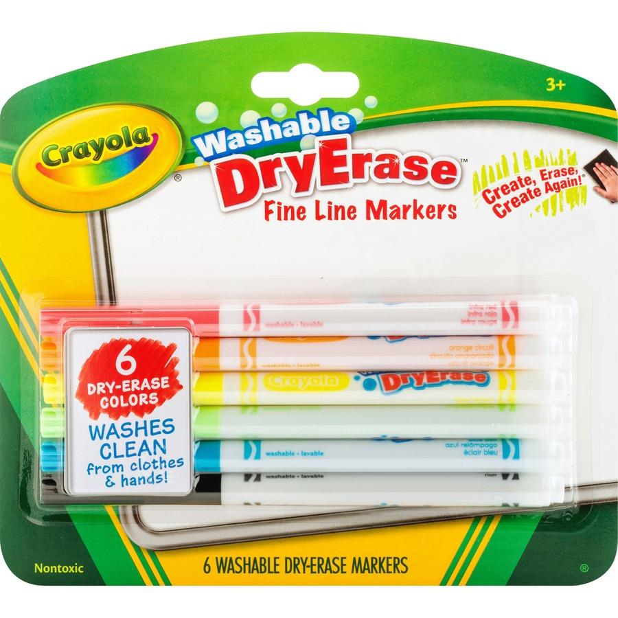 Crayola Take Note Fine Point Permanent Markers - 24 Count 