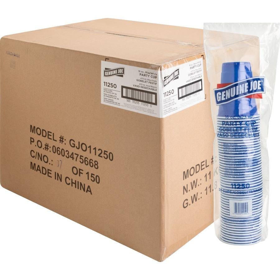 16oz Disposable Glass - Packaging Box