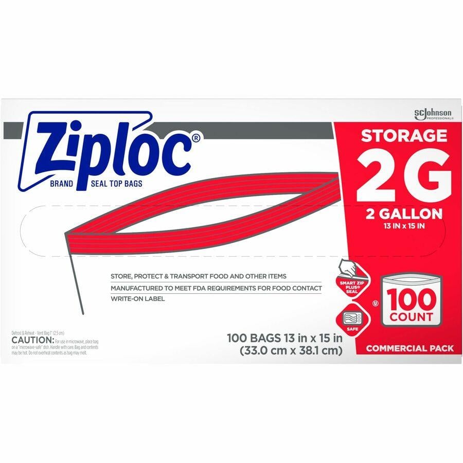 Ziploc® 2-Gallon Storage Bags - Extra Large Size - SJN682253, SJN