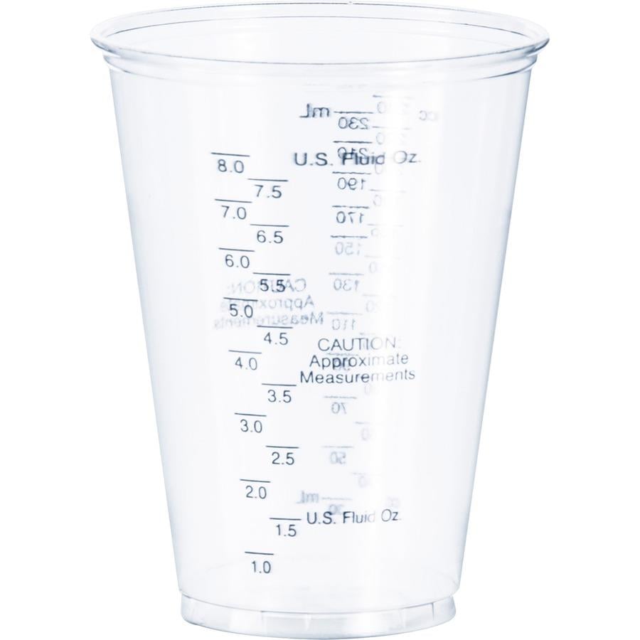 Solo Tall PET Graduated Medical Cups - 20 / Carton - Clear SCCTP10DGM, SCC  TP10DGM - Office Supply Hut