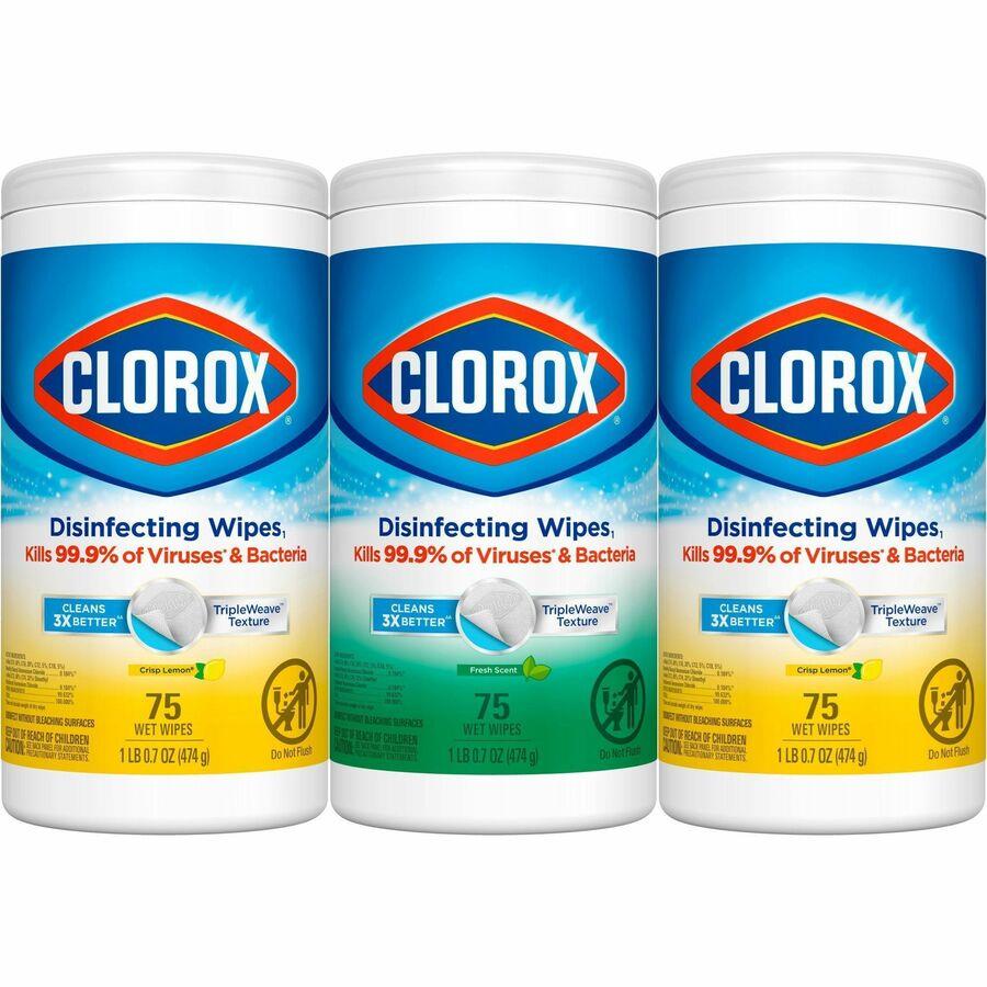 Clorox Disinfecting Wipes 70-Count Lemon Wipes All-Purpose Cleaner