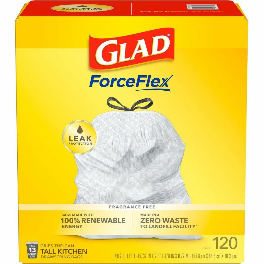 Glad 4 Gal. White Febreze Fresh OdorShield Small Trash Bag - Power