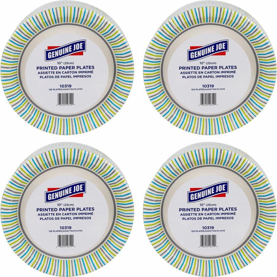 Dixie 125-Pack Paper Leak Proof Disposable Dinner Plates in the