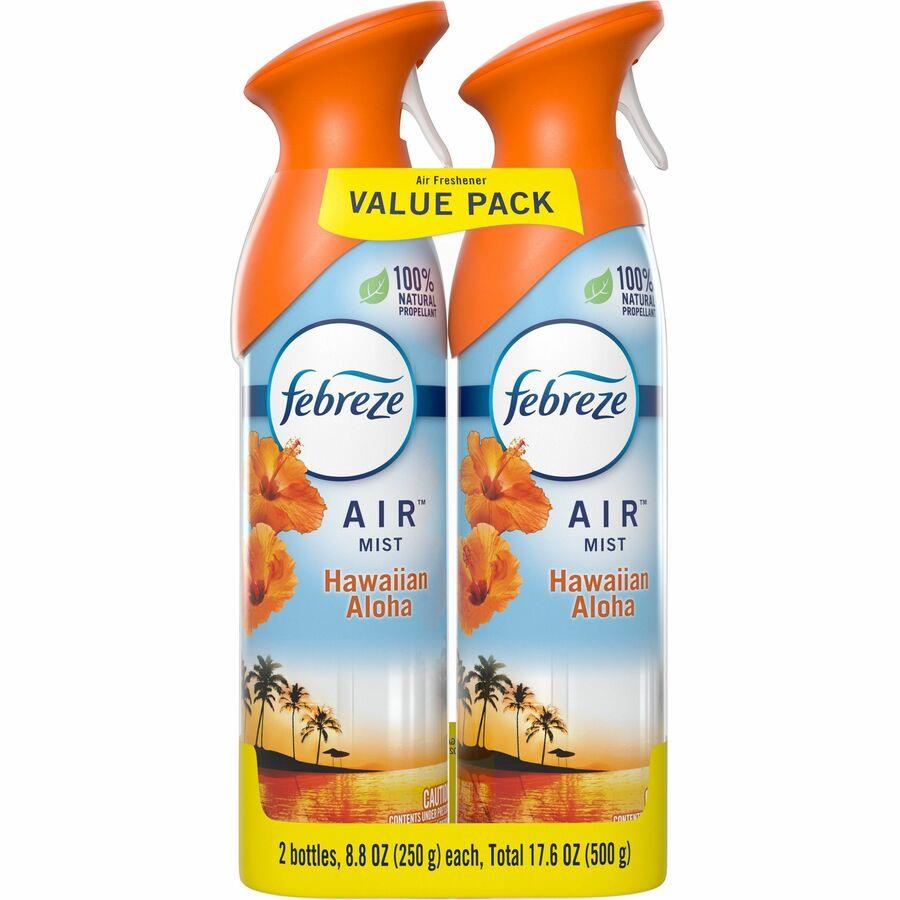 Febreze Air Air Refresher, Heavy Duty, Crisp Clean, Value Pack - 2 pack, 8.8 oz bottles
