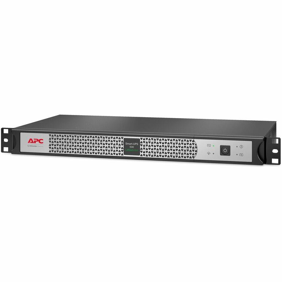 APC by Schneider Electric Smart-UPS 500VA Rack/Floor Mountable UPS - 1U  Rack-mountable - AVR - 3 Hour Recharge - 2.70 Minute Stand-by - 120 V Input  -