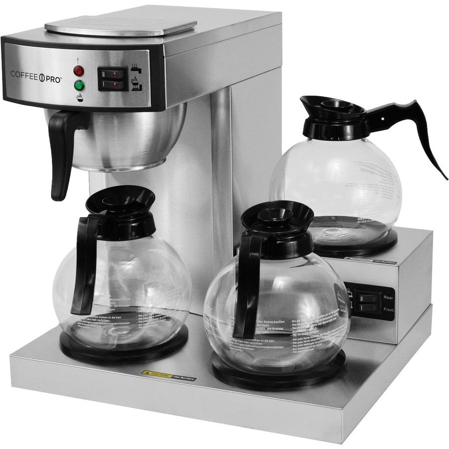 BUNN SmartWAVE Low-Profile Coffee Brewer- Plumbed 2.01 quart - Black,  Silver - Plastic