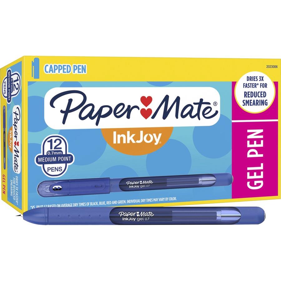 Paper Mate InkJoy Gel Pen - 0.7 mm Pen Point Size - Retractable - Assorted  Gel-based Ink - Assorted Barrel - 14 / Pack - ICC Business Products