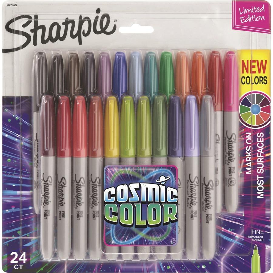 Sharpie Permanent Markers, Mystic Gem Special Edition, Fine Point, Assorted  Colors, 12 Count