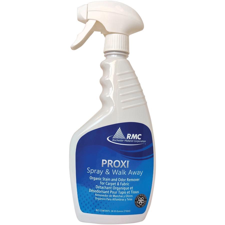 RMC Proxi Spray/Walk Away Cleaner - Ready-To-Use - 24 fl oz (0.8 quart) - Mild Scent - 1 Each - Deodorize, Phosphate-free, Rinse-free, VOC-free - Clear RMC Proxi Spray/Walk Away Cleaner - Ready-To-Use - 24 fl oz (0.8 quart) - Mild Scent - 1 Each - Deodorize, Phosphate-free, Rinse-free, VOC-free - Clear