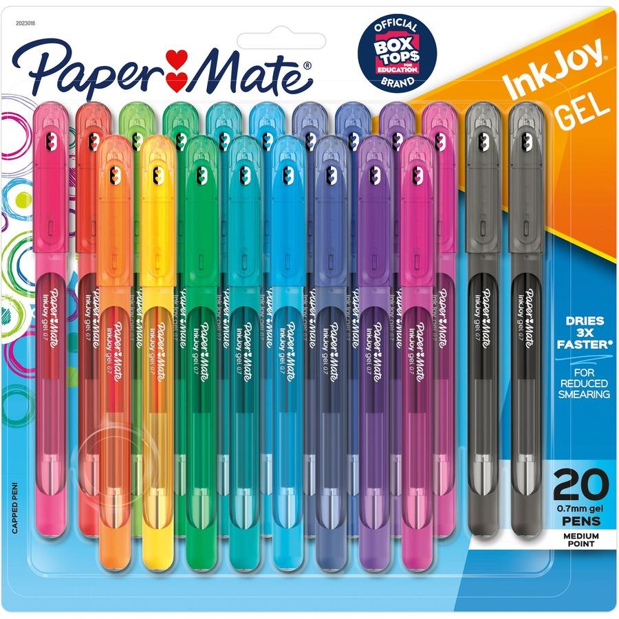 Paper Mate InkJoy Retractable Gel Pen, Medium 0.7mm Point, Black