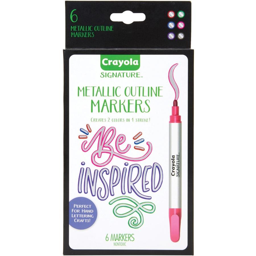 Crayola Brush & Detail Dual Tip Markers (cyo-586501)