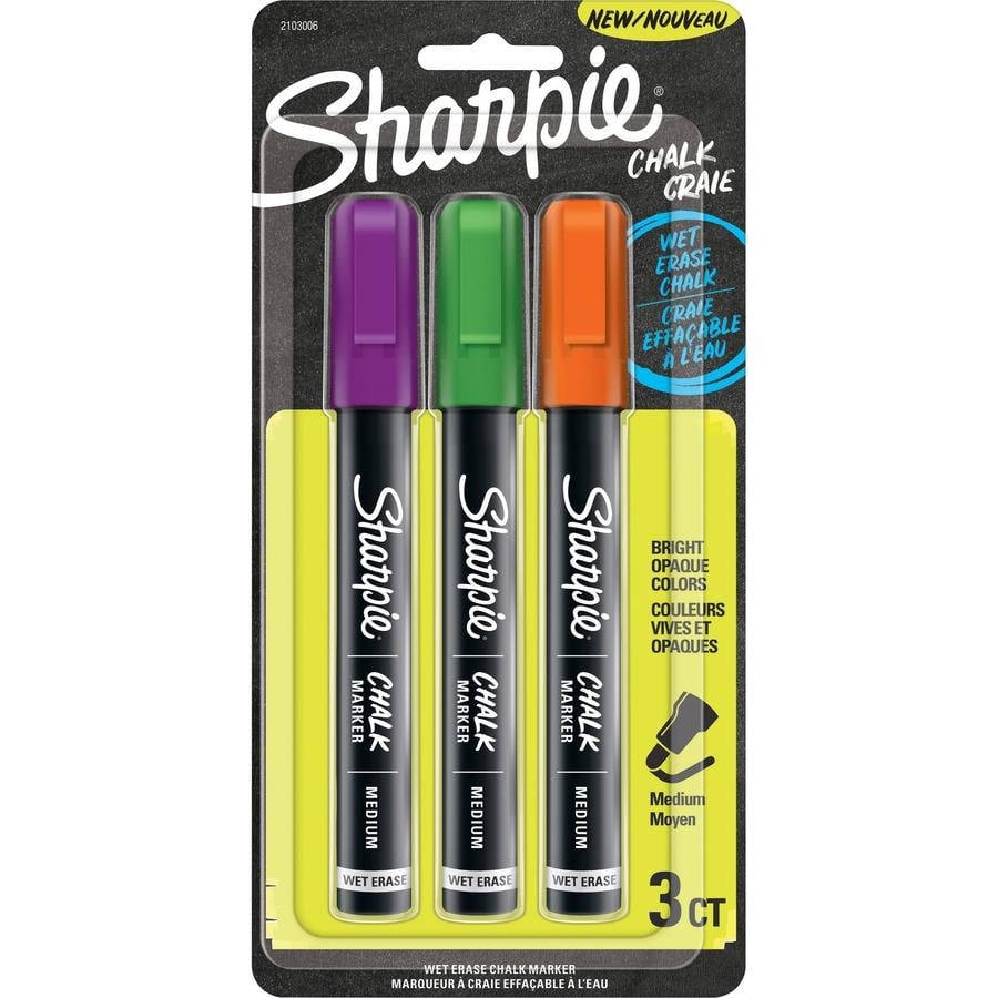 Sharpie Dry Erase Marker - Chalk-based Ink - Opaque Barrel - 3