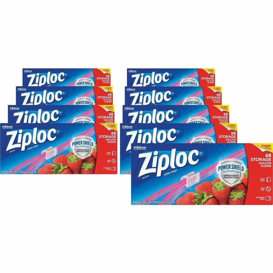 Ziploc® Gallon Storage Slider Bags - Large Size - 1 SJN316489CT