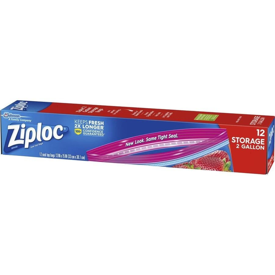 Ziploc® 2-gallon Storage Bags - Extra Large Size - SJN664531, SJN